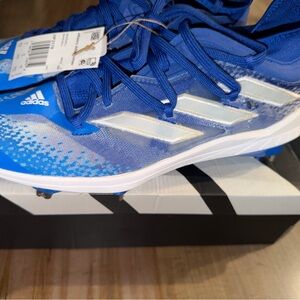 adidas Blue and White Athletic Shoes